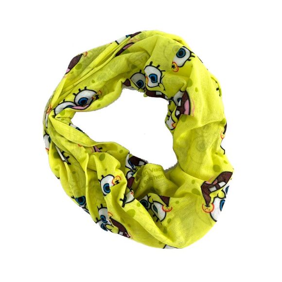 Boys Kids Spongebob Squarepants 3 Pack Reusable Face Masks & Neck Face Cover - Picture 5 of 10